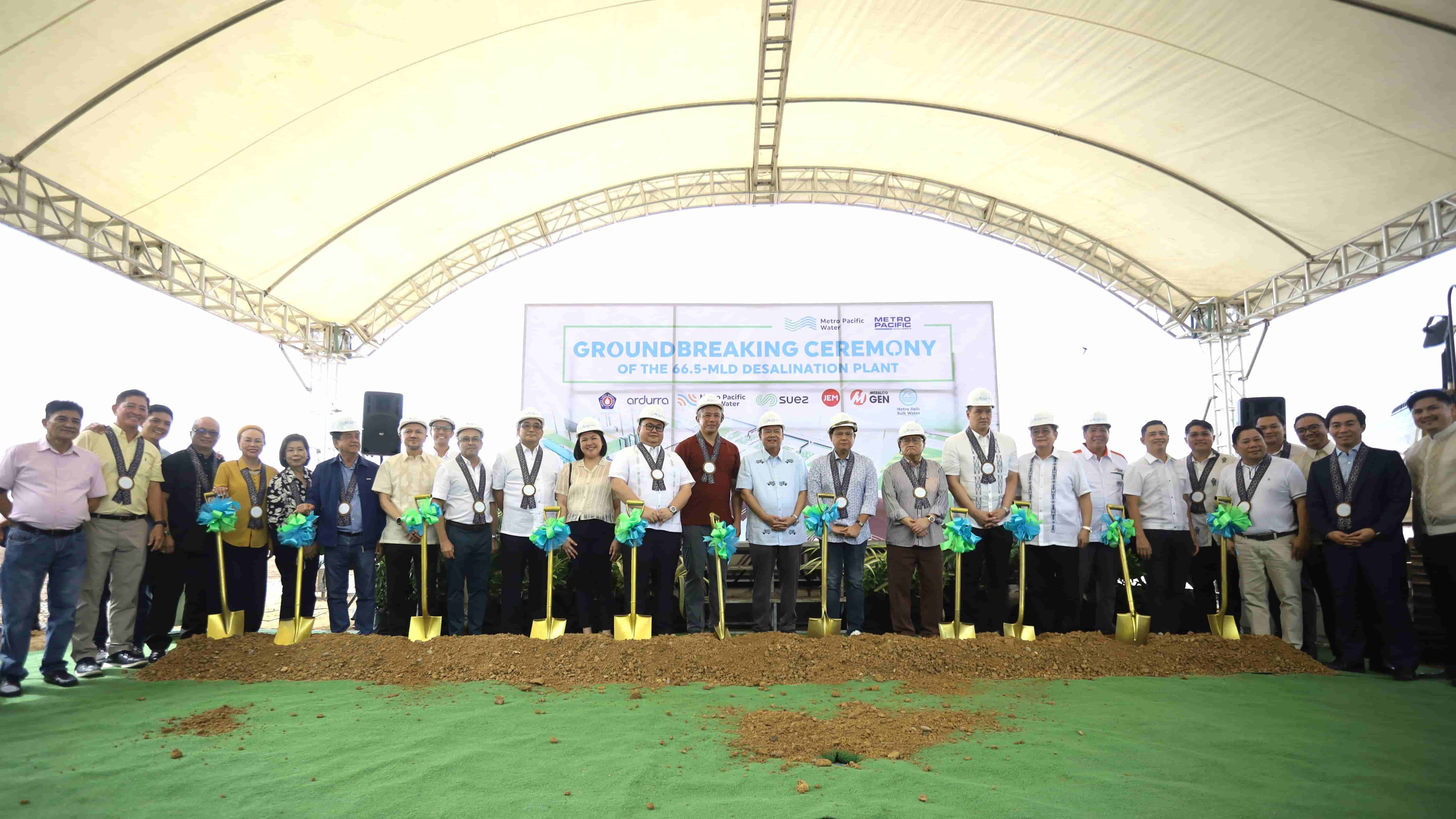 SUEZ and partners commence construction of Philippines’ largest seawater desalination plant in Metro Iloilo.